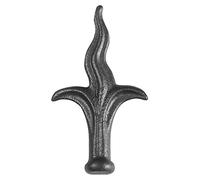 Fenau | Clôture/Pointe/Tête| Hauteur : 130 mm | Matériau : Ø 20 mm | Acier S235JR, brut| Construction de garde-corps/Fer forgé/métallique