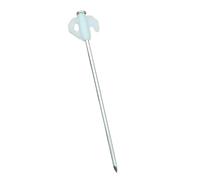 Fenayuu Chevilles de Tente, enjeux de Tente Lourds,Perges au Sol à Fixation Lumineuse pour Tente - Fonction d'avertissement avec Trou et Crochet Nail en Acier Multi-Fonctionnel pour Les auvents de