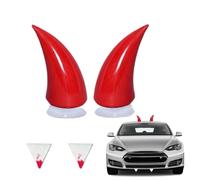 Fenayuu Décoration Extérieure pour Voiture, Ornement Halloween pour Pare-Chocs, Cornes Et 3D Modification Automobile pour Camion Moto Amateurs Restauration Pro Détail Personnalisateurs