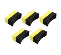 Fenayuu Disque d'Application Brillant Pneus - 5 Pièces Disques de Polissage et Nettoyage Jantes,Tampons Réutilisables en Mousse pour Cirage Lustrage Détailage et Nettoyage Auto Camion Pare-Brise