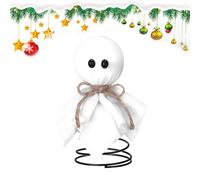 Fenayuu Halloween Christmas Tree Topper | Ornements Fantômes Décorations de Noël - Fournitures De Fête Et Décoration pour Intérieur Et Extérieur Maison Jardin Entrée Patio