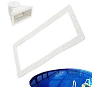 Fenayuu Joint pour skimmer de piscine | Joint de skimmer pour remplacement de piscines | Joint étanche pour écumeur large - Tampon rectangulaire, outil de facelate papillon