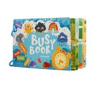 Fenayuu Livres d'apprentissage Préscolaire - Jouets Interactifs Amusants - Livres Sensoriels d'apprentissage Précoce pour,pour 1-5 Ans Garçon Fille Maison École Voyage