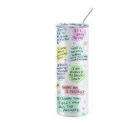 Fenayuu My Mental Breakdown Cup | Positive Daily Affirmaations Cup avec citations inspirantes - Tasse de voyage en acier inoxydable de 30 oz - Cadeau inspirant et motivant pour les femmes