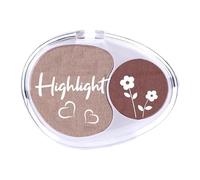 Fenayuu Palette Maquillage Fard à Paupières - Longue Durée Imperméable 2 Couleurs,Maquillage Visage pour Femmes Highlighter Cosmétiques - pour Quotidien Voyage Mariage Fête Rencontre