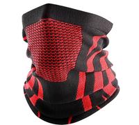 Fenayuu Protection du cou d'hiver, écharpe chauffante protection du visage d'hiver, bandana respirant thermique activités sportives de plein air par temps froid cyclisme ski snowboard pêche, noir