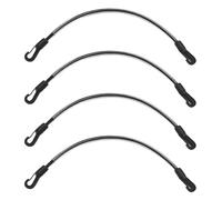 Fenayuu Sangle de queue pour couverture de cheval - 4 pièces - Accessoires d'équitation élastiques - Couverture de cheval - Courroie de queue - Pour entraîneurs, personnel d'écurie, école d'équitation