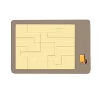 Fenayuu Tangram - Puzzle éducatif géométrique en Bois - Puzzle de Voyage Tangram - pour Le Temps Quotidien en Famille - Entraînement cérébral - pour et Adultes - Travail