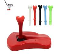 Fenayuu Tees de simulateur de golf | Entraîneur de frappe pour moniteur de lancement | Thé de golf pour tapis pour putting et swing entraînement des hommes et des femmes dans le jardin ainsi que la