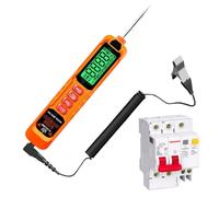 Fenayuu Testeur de fusibles pour voiture, stylo de test électrique portable avec affichage LED - Affichage numérique LED, testeur de fusible de voiture avec rallonge de fil à ressort et pointe de