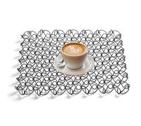 Fenayuu Trivet en Métal - Dessous de Plat Résistant à la Chaleur en Acier Inoxydable,Dessous De Plat pour Pot Chaud Et Support,pour Table De Dîner Extérieur Cuisine De Ferme Casseroles Théières Bols