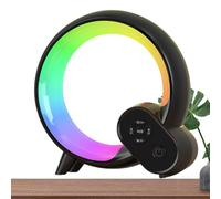 Fenayuu Veilleuse Enceinte - Lampe de Chevet à Lumière Réglable | Lampe de Chevet et Son Mobile Multifonction | pour et Adultes à la Maison au Bureau dans Le Salon la Chambre ou