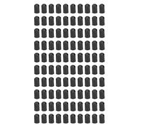 Fence électrique Post-extrémité Plastic Round Imperproof Black 100pcs Système de clôture électronique à impulsion haute tension pour Polonais de chargement et pôles de borne (9,5 mm)