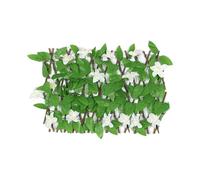 Fence en Treillis de Saule - Trellis de Jardin Extensible - Dépistage des Feuilles artificielles | Clôture rétractable réglable | Garden Trellis Decoration Privacy Expanding Wooden Landscaping Fence