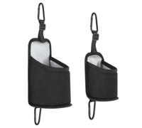 Fence Holder for Water Bottle 2-Size Reusable Hanger 3.35 x 2.7with 2 Hooks | Pickleball Chain Link Fence Can Holder For 3.35 X 2.Stadium Basketball Court Baseball Dugout Pickleball Sport Field Golf Club
