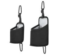 Fence Holder for Water Bottle, 2-Size Reusable Hanger with 2 Hooks | Reusable Fence Hanger Design with 2 Hooks, Pickleball Chain Link Fence Can Holder, for Stadium Basketball Court Baseball