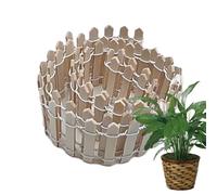 Fence Panels - Metal Dig Fence | Animal Barrier Border, Fairy Garden Supplies, Mini Ornament, Wood Fences Decorations, for Outdoor Patio Garden Yard Outdoor Project Home Doll House