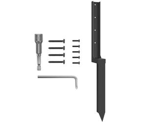 Fence Post Metal Repair Kit - Splice Fix for Wooden Posts | Heavy-Duty Ground Spike for Rotted Post Replacement | Durable Outdoor Hardware