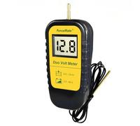 FenceMate Voltmètre numérique pour vérifier la tension des électrificateurs de clôture électrique 0,5-15 kV et la tension de la batterie 2,5-40 V, testeur de clôture électrique pour tracer les défauts