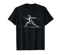 Fencer Who Takes World One Bout Time Fencing Competition T-Shirt