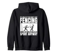 Fencing is for Smart People Women Funny Escrime Sweat à Capuche