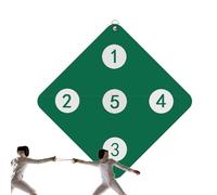 Fencing Target Practice - Wall Mounted Fencing Target Practice | Training Fence Targets Equipment Games | Home Auxiliary Tool with Five Targeting Bulls-Eye for Home Indoor Gym