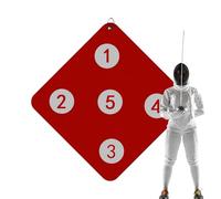 Fencing Target Practice - Wall Mounted Fencing Target Practice | Training Fence Targets Equipment Games | Home Auxiliary Tool with Five Targeting Bulls-Eye for Home Indoor Gym