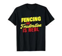 Fencing The Frustration est Un véritable Jeu d'escrime T-Shirt Graphique avec Valeur