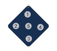 Fencing Training Equipment - Wall Mounted Target Board for Accuracy Practice | Frame with Five Zones, Indoor Reaction Exercise Tool, Skill Development Games for Home Gym