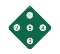 Fencing Training Target - Wall Fix Practice Panel, Compact Precision Accuracy Board, Five Point Drill Equipment | Sport Skill Development Tool for Home Indoor Exercise