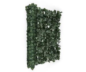 Fency Dark Ivy Clôture pare-vue Paravent 300x100 cm lierre -vert foncé