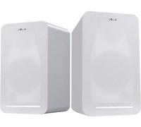 FENDA Enceintes F&D R40BT/ 2.0/ 60W/ bois/ blanc/ BT4.2/ USB/ entrée optique/ télécommande
