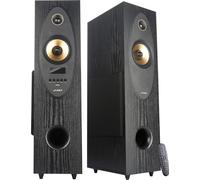 FENDA Enceintes F&D T-35X/ 2.0/ 80W/ noir/ bois/ BT5.0/ entrée optique/ radio FM/ USB/ télécommande/ Karaoké