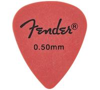 FENDER 098-7351-701 fin 50 mm rock-on Touring Médiators, 72 Médiators, rouge
