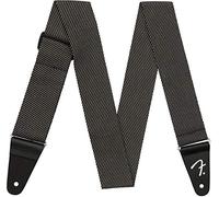 Fender 099-1447-406 Bracelet en tweed moderne, 2", gris/noir