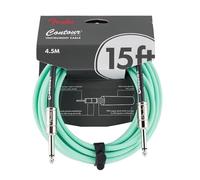 Fender 15' Câbles pour instruments de série Contour, Seafoam Green