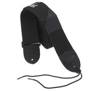 Fender 2" Black Poly Strap with White Logo
