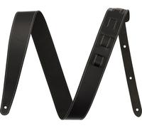 2" Essentials Leather Strap Black