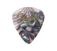 Fender 351 Classic Celluloid Médiators Abalone Heavy 12x | Lot de 12 médiators heavy, celluloid classique, abalone, idéal guitare électrique & lead, jauge épaisse, toucher précis
