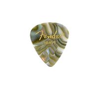 Fender 351 Classic Celluloid Picks 12-Pack (Couleurs assorties) Abalone (Heavy) - Lot de 12 médiators