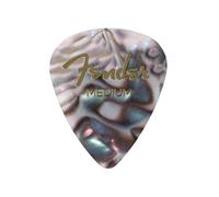 Fender 351 Classic Celluloid Picks 12-Pack (Couleurs assorties) Abalone (Medium) - Lot de 12 médiators