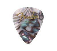 Fender 351 Classic Celluloid Picks 12-Pack (Couleurs assorties) Abalone (Thin) - Lot de 12 médiators