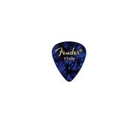 Fender 351 Classic Celluloid Picks 12-Pack (Couleurs assorties) Blue Moto (Thin) - Lot de 12 médiators