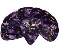 Fender 351 Classic Celluloid Picks 12-Pack (Couleurs assorties) Purple Moto (Heavy) - Lot de 12 médiators