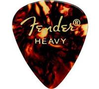 Fender 351 Classic Celluloid Picks 12-Pack (Tortoise Shell) Heavy- Lot de 12 médiators Écaille de tortue G