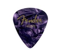Fender 351 Classic Celluloid Picks Heavy, Purple Moto, 12x | 12 médiators heavy celluloïd, guitare électrique et rock, grip naturel, Purple Moto, accessoire guitare essentiel