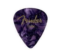 Fender Médiators 351 Classic Celluloid – Purple Moto (Thin) – Lot de 12 (couleurs assorties)