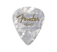 Fender Médiators 351 Forme Premium – White Moto – Heavy – Set de 12