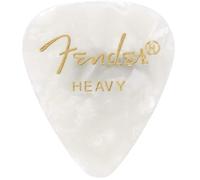 Fender 351 Forme Premium Médiators - White Moto - Heavy - Set de 12