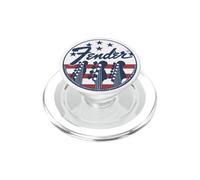 Fender 4th of July Americana Guitar Stars & Stripes Logo PopSockets PopGrip pour MagSafe